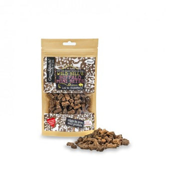 Green & Wilds Buffalo Mini Bites Natural Dog Treats (75g)
